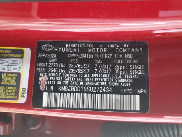 2025 HYUNDAI TUCSON BLU KM8JBDD19SU272434