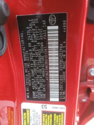 2024 TOYOTA CAMRY TRD 4T1KZ1AK3RU101281