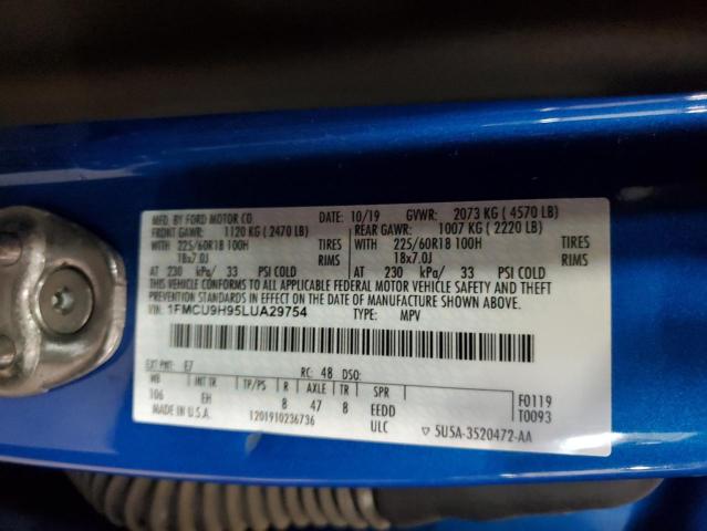 2020 FORD ESCAPE SEL - 1FMCU9H95LUA29754