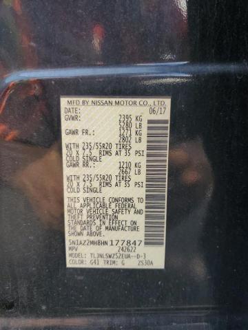 2017 NISSAN MURANO S - 5N1AZ2MH8HN177847
