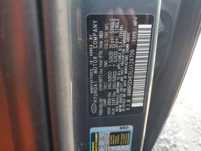 2020 HYUNDAI PALISADE LIMITED KM8R5DHE5LU124709
