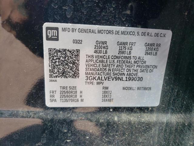 2022 GMC TERRAIN SL 3GKALVEV9NL199030