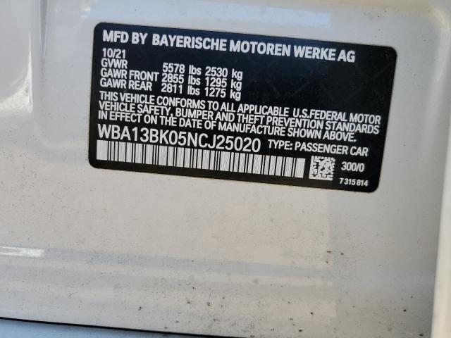 2022 BMW M550XI - WBA13BK05NCJ25020