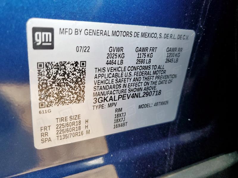 2022 GMC TERRAIN SL - 3GKALPEV4NL290718