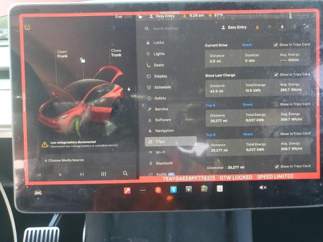2023 TESLA MODEL Y - 7SAYGAEE8PF778313
