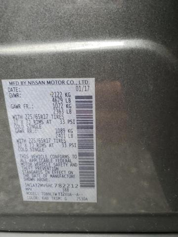 2017 NISSAN ROGUE SV - 5N1AT2MV6HC782212