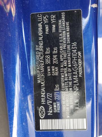 2023 HYUNDAI ELANTRA SEL 5NPLM4AG6PH104316