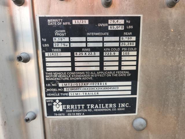 2022 MERRITT TRAILER #3248737842