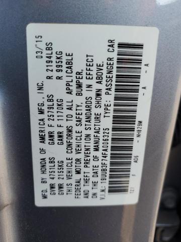 2015 ACURA TLX ADVANC 19UUB3F74FA006325