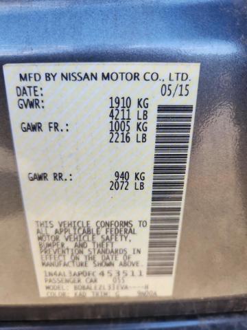 2015 NISSAN ALTIMA 2.5 1N4AL3AP0FC453511
