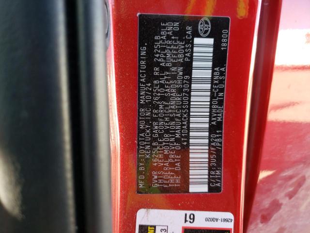 2025 TOYOTA CAMRY XSE 4T1DAACK5SU073079