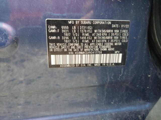 2022 SUBARU ASCENT PRE - 4S4WMACDXN3417758
