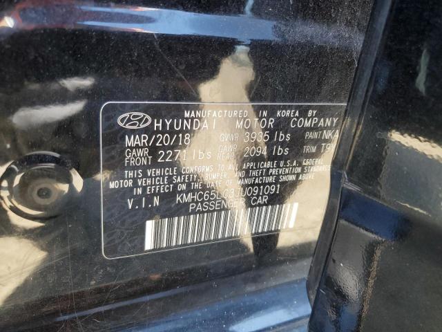 2018 HYUNDAI IONIQ BLUE KMHC65LC3JU091091
