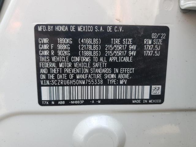 2022 HONDA HR-V EX #3304837540