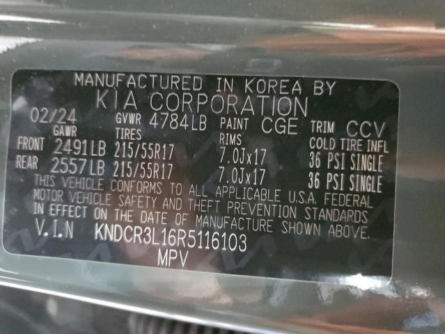 2024 KIA NIRO WIND KNDCR3L16R5116103