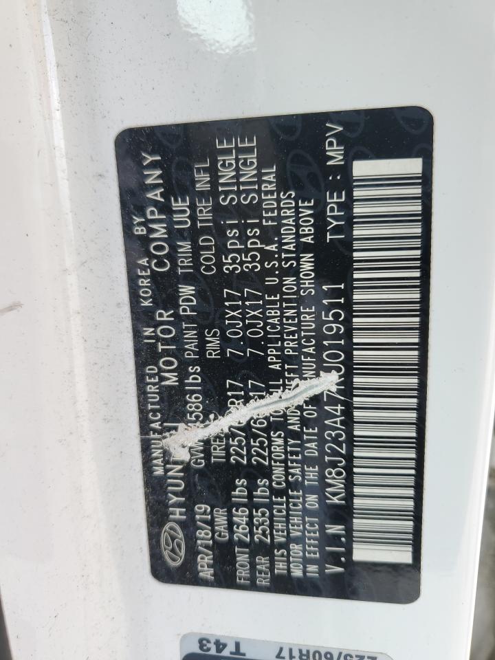 Lot #3215986796 2019 HYUNDAI TUCSON SE