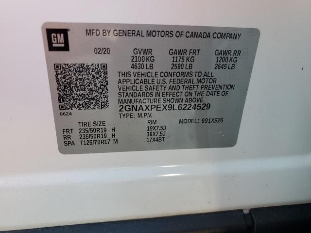 2020 CHEVROLET EQUINOX PR 2GNAXPEX9L6224529