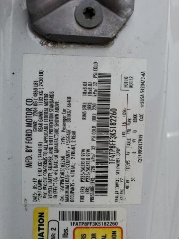 2019 FORD MUSTANG GT 1FATP8FF3K5182260