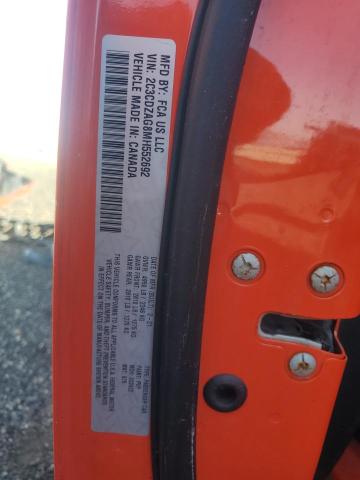 2021 DODGE CHALLENGER 2C3CDZAG8MH552692