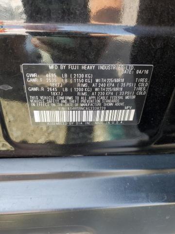 2016 SUBARU OUTBACK 2. 4S4BSBNC6G3338220