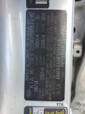 2015 KIA FORTE LX - KNAFK4A6XF5292408