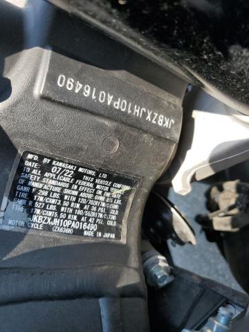 2023 KAWASAKI ZX636 K JKBZXJH10PA016490