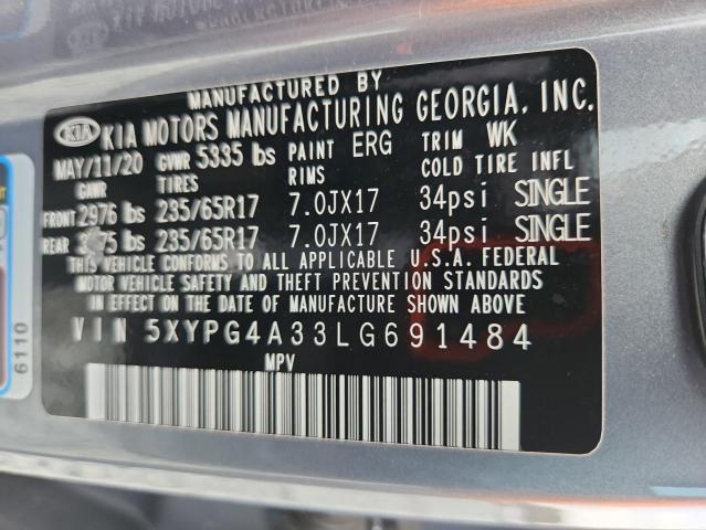 2020 KIA SORENTO L #3231640132