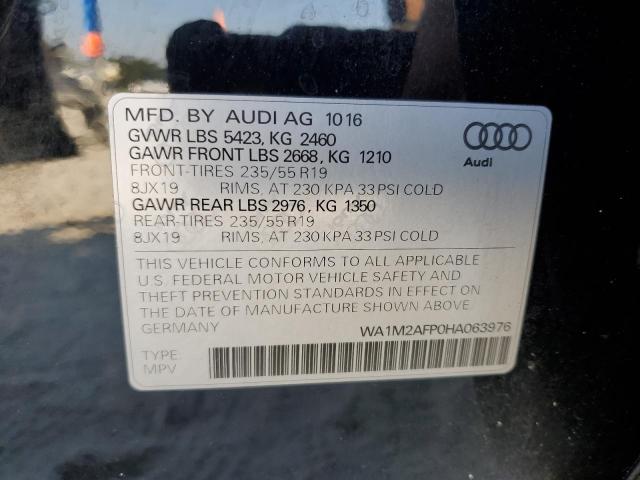 2017 AUDI Q5 PREMIUM PLUS WA1M2AFP0HA063976