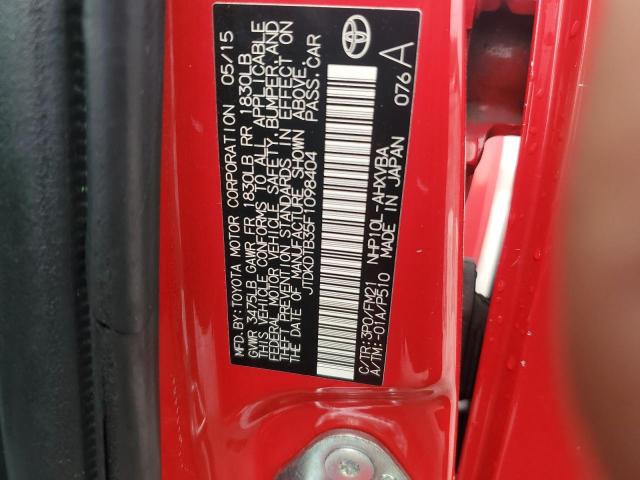 2015 TOYOTA PRIUS C JTDKDTB35F1098404