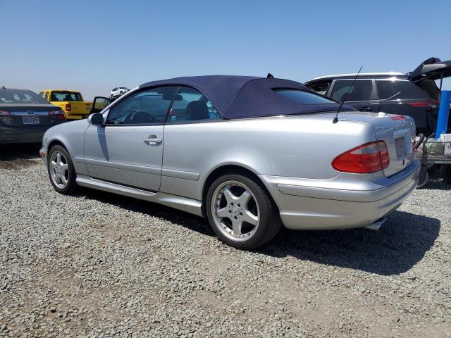 MERCEDES-BENZ CLK 55 AMG 2002 silver converti gas WDBLK74G32T120124 photo #3