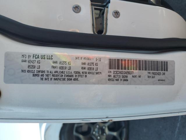 2016 CHRYSLER 300 S 2C3CCAGG1GH296377