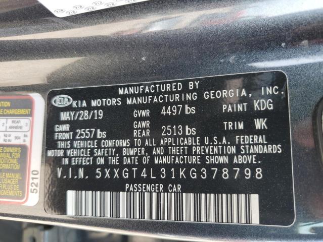 2019 KIA OPTIMA LX 5XXGT4L31KG378798