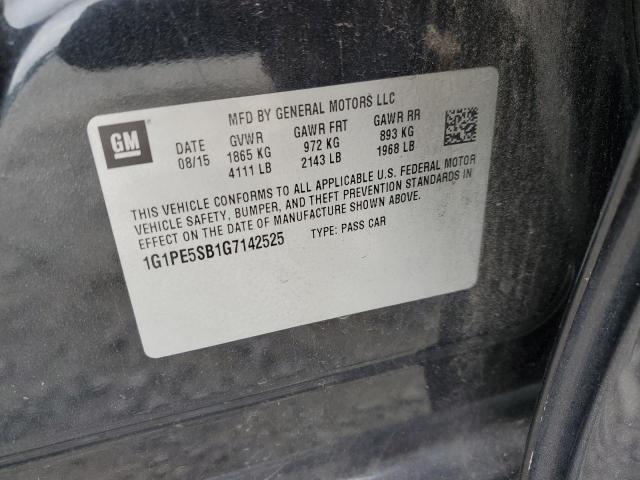 2016 CHEVROLET CRUZE LIMI 1G1PE5SB1G7142525