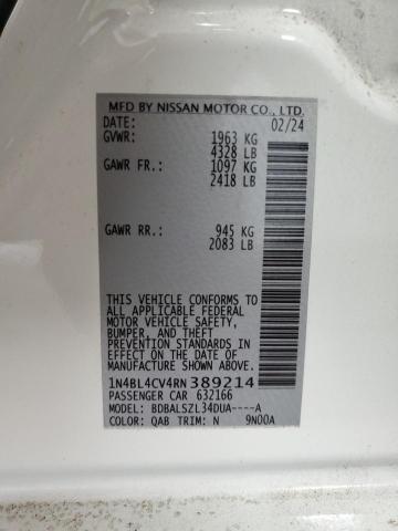 1N4BL4CV4RN389214 2024 NISSAN ALTIMA
