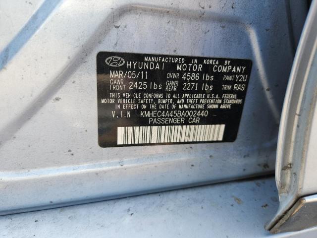 2011 HYUNDAI SONATA HYB - KMHEC4A45BA002440