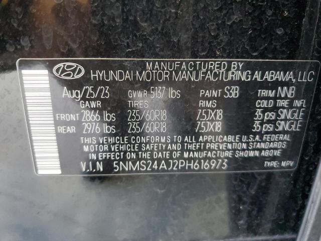 2023 HYUNDAI SANTA FE S 5NMS24AJ2PH616973
