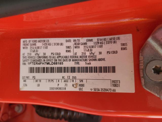 2021 FORD FORD TRUCKS 1FTER4FH7MLD88185