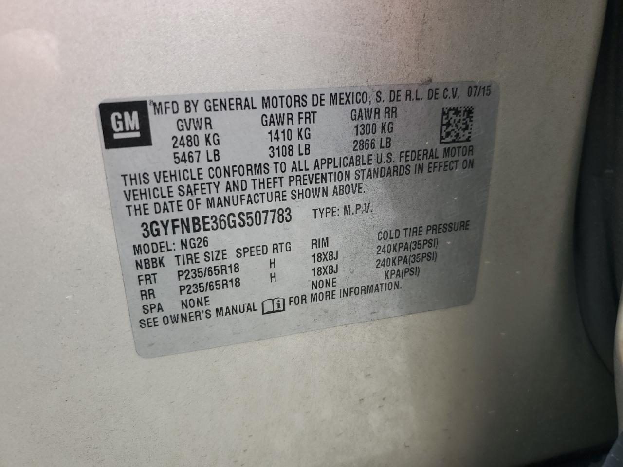 CADILLAC SRX LUXURY COLLECTION