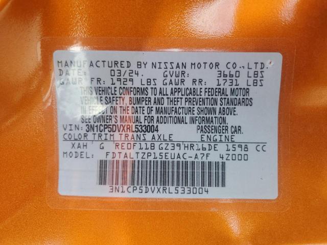 2024 NISSAN KICKS SR 3N1CP5DVXRL533004