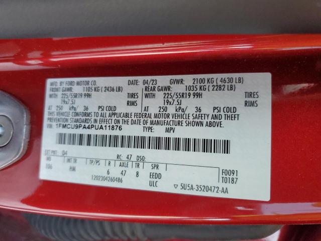 2023 FORD ESCAPE ST LINE ELITE 1FMCU9PA4PUA11876