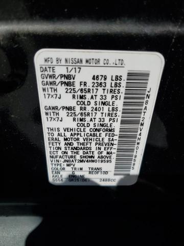 2017 NISSAN ROGUE S - JN8AT2MV4HW019595