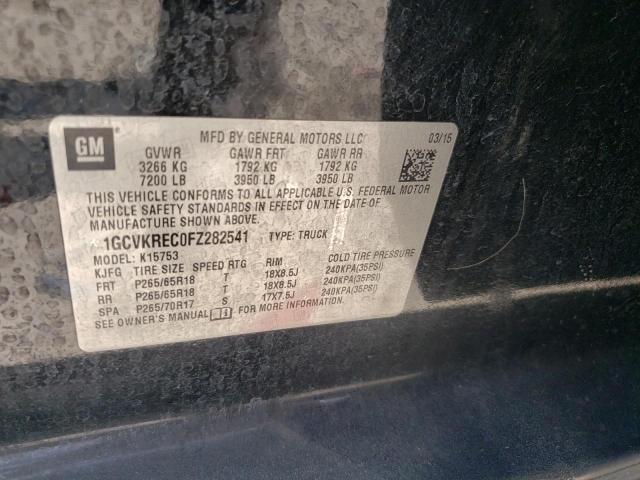 2015 CHEVROLET 1500 1GCVKREC0FZ282541