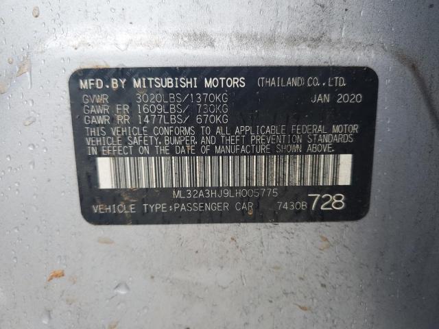 2020 MITSUBISHI MIRAGE ES ML32A3HJ9LH005775