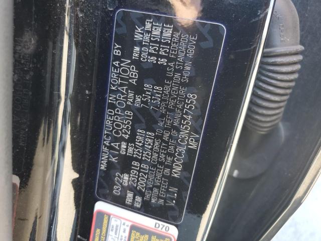 2022 KIA NIRO TOURI KNDCC3LC3N5547558