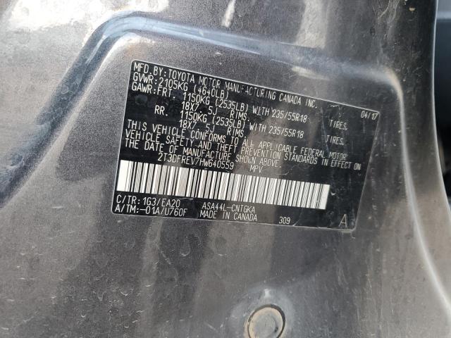 2017 TOYOTA RAV4 LIMITED 2T3DFREV7HW640559