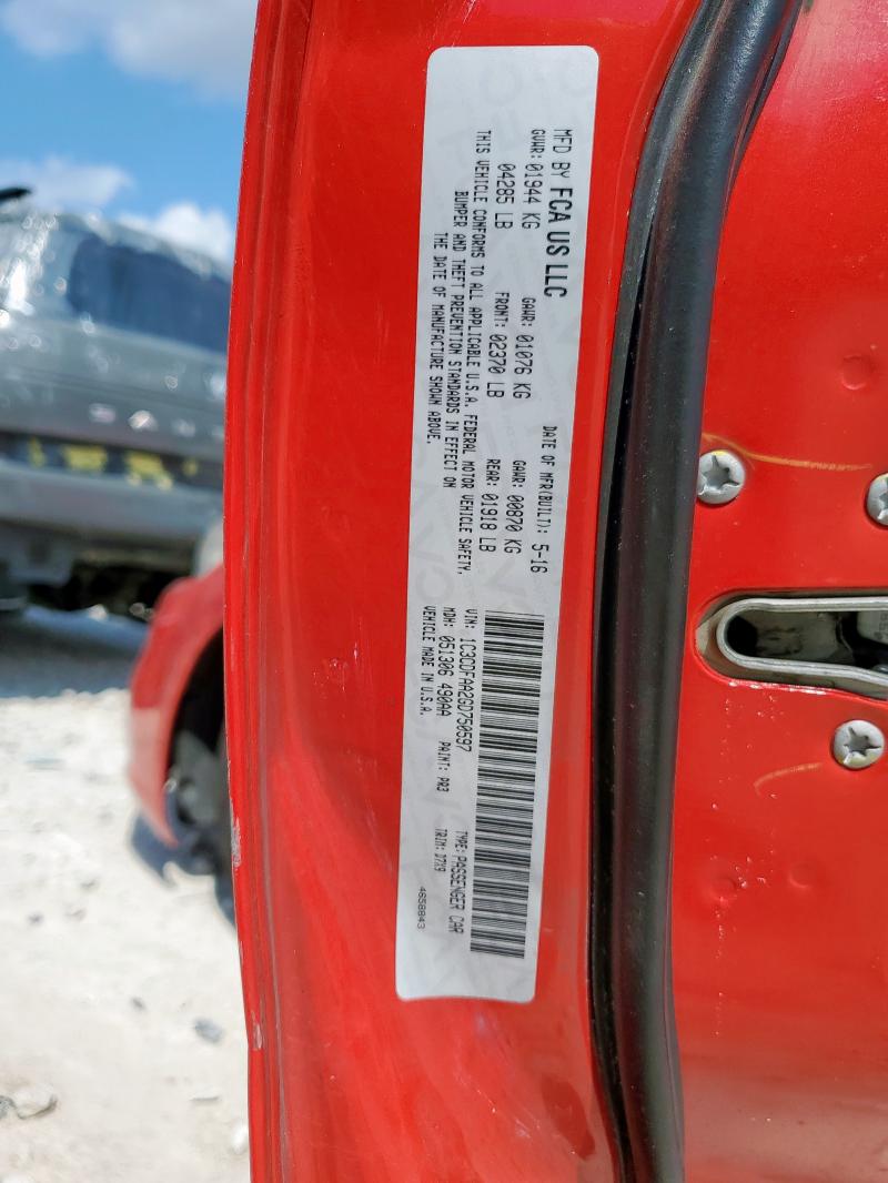 2016 DODGE DART SE - 1C3CDFAA2GD750597