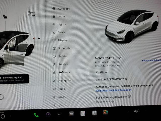 2021 TESLA MODEL Y 5YJYGDEE8MF108786
