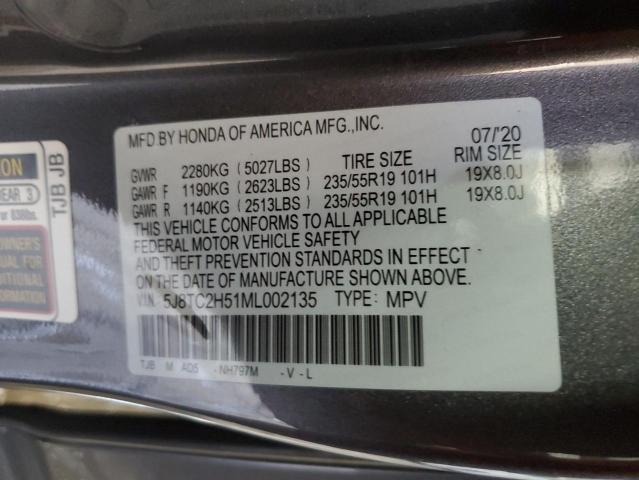 2021 ACURA RDX TECHNOLOGY 5J8TC2H51ML002135
