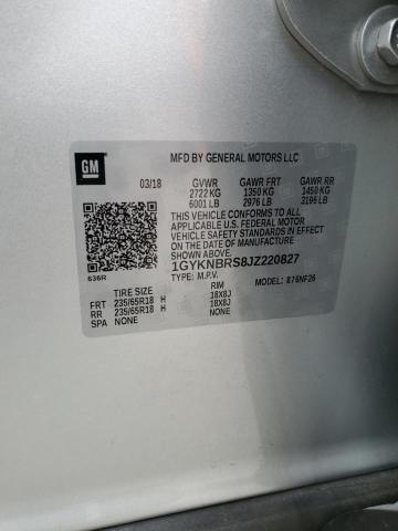 2018 CADILLAC XT5 1GYKNBRS8JZ220827