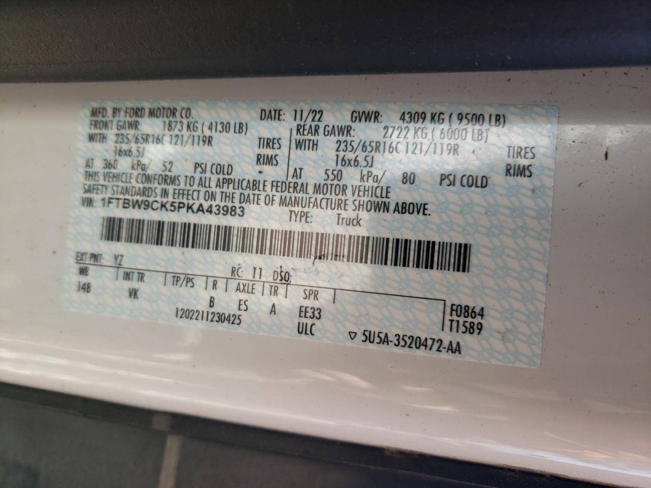 FORD E-TRANSIT T-350